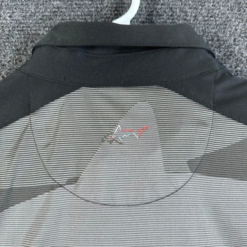 Greg Norman ML75 Play Dry Mens XL Grey Black Shark Camo Golf Polo Shirt GNS2K461